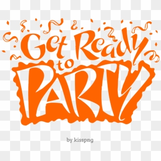 Birthday, Logo, Party, Text, Orange Png Image With - Illustration Clipart