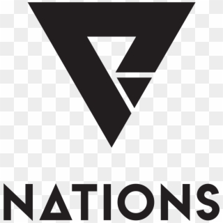 Nations Logo And Text Vertical - Triangle Clipart