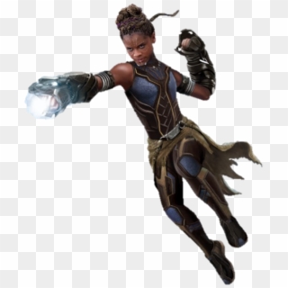 Shuri, Black Panther, Tshirt, Action Figure, Figurine - Black Panther Characters Png Clipart