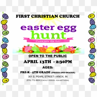 Easter Egg Hunt - Community Easter Egg Hunt Clipart