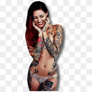 Tattoo Girl Png - Inked Girl Png Clipart