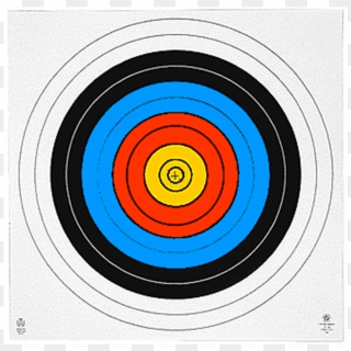 Transparent Paper Target - Archery Target Clipart
