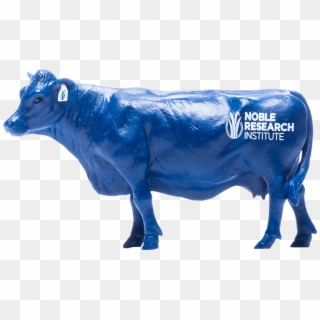 Blue Cow - Dairy Cow Clipart
