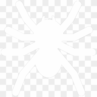 Spider - Spider - White Spider Icon Clipart