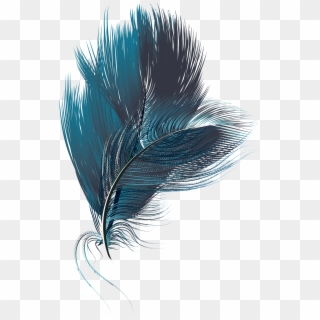 Blue Feathers Png - Illustration Clipart