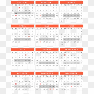 2019 Macon County Trial/holiday Calendar - 2019 Calendar Clipart
