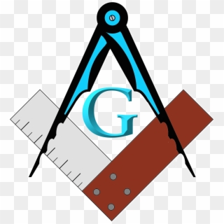 Square And Compass Png - Freemason Square And Compass Art Clipart