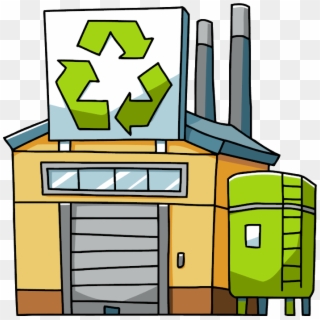 Recycle Clipart Recycling Plant - Recycling Plant Clipart - Png Download