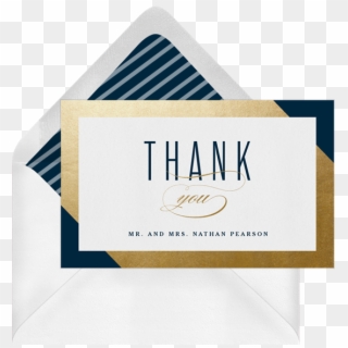 Thank You Note Png - Corporate Thank You Note Designs Clipart