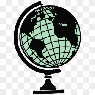 Free Clipart Of A Desk Globe - Globe Clip Art Free - Png Download