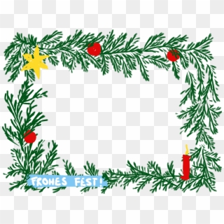 Frame Cartoon Xmas Christmas Png Image - Weihnachtsrahmen Transparent Clipart