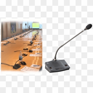 Floor Microphone Png - Wired Conference Microphone System Clipart