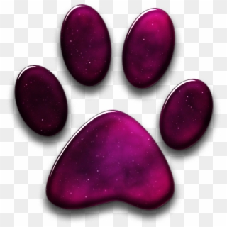 Royalty Free Clipart Mauve Paw Print Background - Dog Paw Print Brown - Png Download