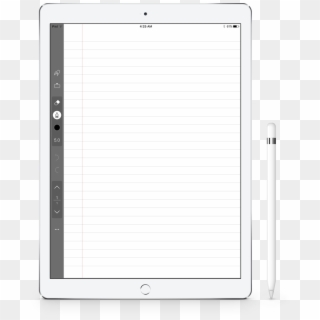 Minimalistic And Distraction-free Handwriting Experience - Tablet Computer Clipart