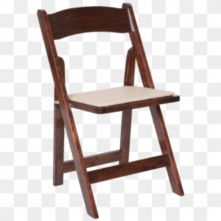 Fruitwood With Padded Seat - Folding Chair Clipart