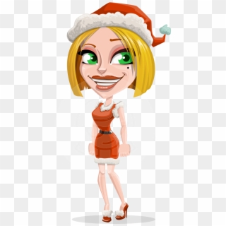 Xmas Character Clausette - Animation Clipart
