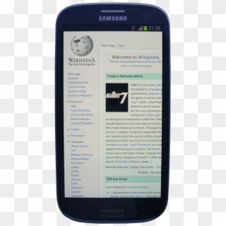 Samsung Galaxy S Iii Pebble Blue Wikipedia - Wikipedia Clipart
