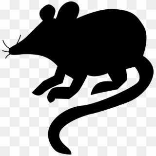 Mouse Rat Silhouette Animal Png Image - Silueta De Un Raton Clipart