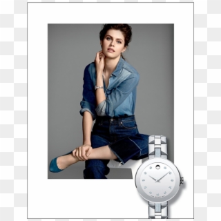 Sapphire Brand Ambassador, People Style Watch, Logan - Alexandra Daddario Movado Clipart
