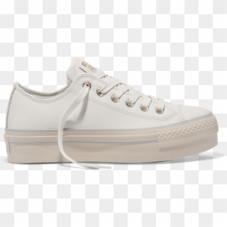 Converse Platform Leather Sneakers - Tennis Shoe Clipart
