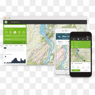 Komoot Cycling & Hiking Maps Clipart