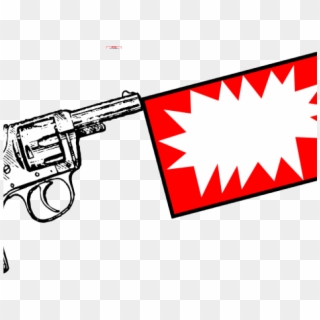 Flag Clipart Gun - Png Download