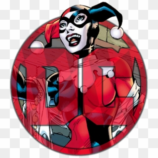 Dc Harley Quinn Logo By Thestrangeeli - Cartoon Clipart