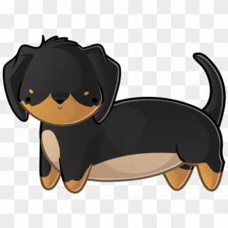 Short Haired Dachshund - Dog Chibi Png Dachshund Clipart