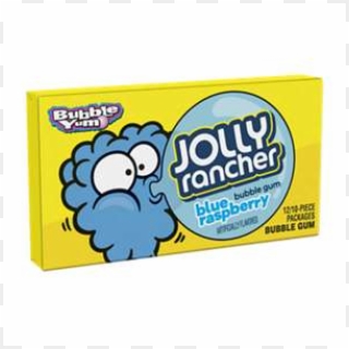 Bubble Yum Gum, Jolly Rancher Blue Raspberry Flavor, - Paper Clipart