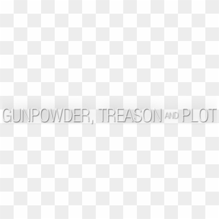 Gunpowder, Treason & Plot - Monochrome Clipart