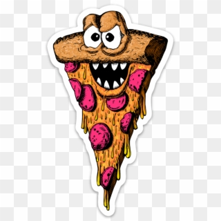 Stickers Transparent Pizza - Pizza Monster Clipart
