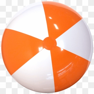 Orange And White Beach Ball Clipart