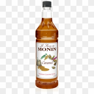 Monin Caramel 1l Plastic Bottle - Monin Caramel Syrup Clipart