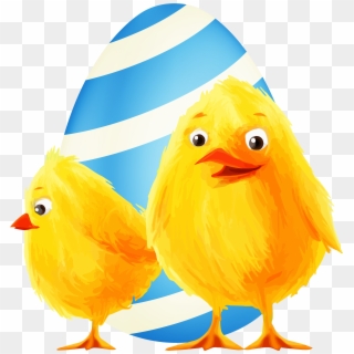 Easter Chickens Png Clip Art Image - Easter Chickens Transparent Png