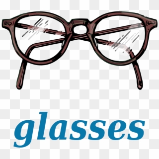 Cat Eye Glasses Png - Glasses Drawing Png Clipart