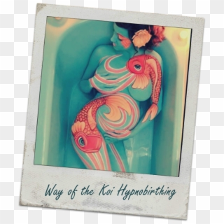 Way Of The Koi Hypnobirthing Bristol Glastonbury Frome - Sexy Pregnancy Body Paint Clipart
