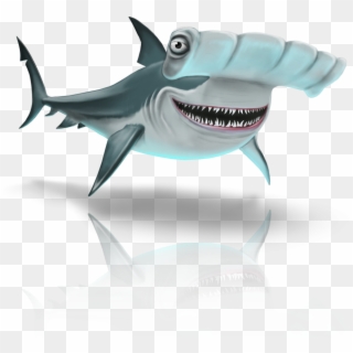Hammerhead Shark Survival Character Clipart
