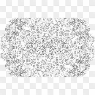 Swirl Coloring Pages Unforgettable Pics Of Mandala - Circle Clipart