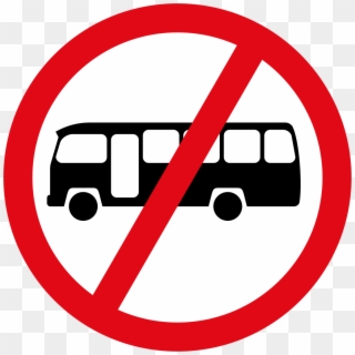 Prohibitory Traffic Sign Bus Parking Clip Art - Road Signs South Africa - Png Download