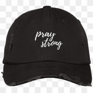 Pray Strong District Distressed Dad Cap - Baseball Cap Clipart