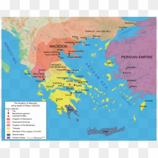 Macedonia - Ancient Macedonia Borders Clipart