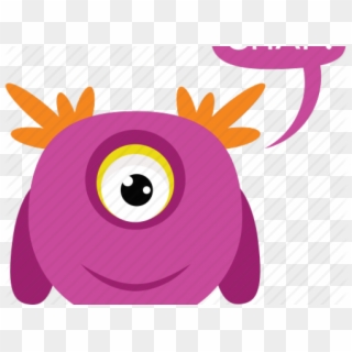 Pink Eyes Clipart Scary Monster - Monster - Png Download