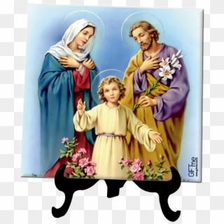 Azulejo Personalizado Sagrada Família - Jesus And Mama Mary Clipart