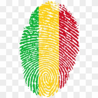 Mali Flag Fingerprint Country 654129 - Guinea Flag Fingerprint Clipart