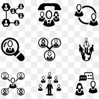 Next - Connected Icons Clipart