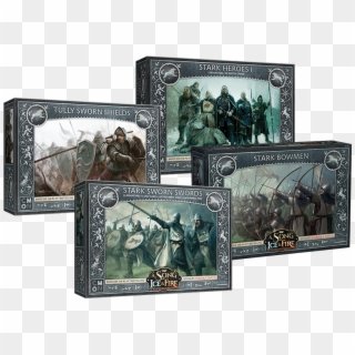 Cool Mini Or Not Has Announced 4 New Box Sets Of Stark - Song Of Ice And Fire Stark Swords Clipart