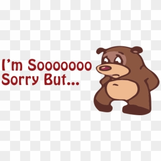 Sorry - Teddy Bear Clipart