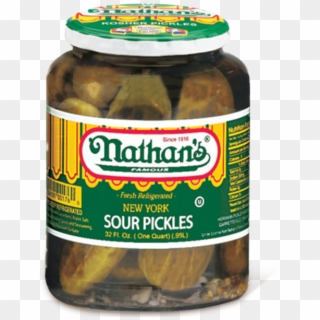 New York Sour Pickles - Nathan's Hot Dogs Big Pack Clipart