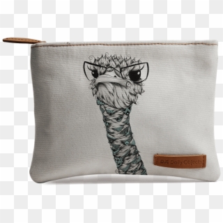 Dailyobjects Poetic Ostrich Regular Stash Pouch Buy - Coque Iphone Autruche Clipart