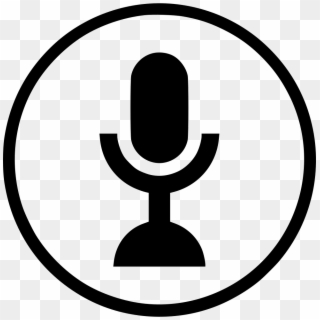 Mic Microphone Record Rec Round Ui Icon Free Download - Vitruvian Man Stick Figure Clipart